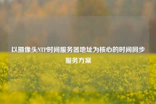 以攝像頭NTP時間服務器地址為核心的時間同步服務方案